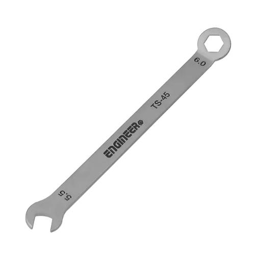 ESCO 6.0x5.5mm Single-Eye Open-End Wrench (Thin Type, Stainless Steel) EA614CT-5