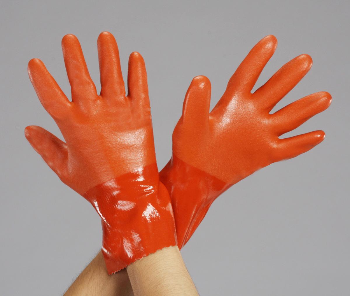[M] Gloves (Oil-resistant / PVC-coated with cotton polyester lining)