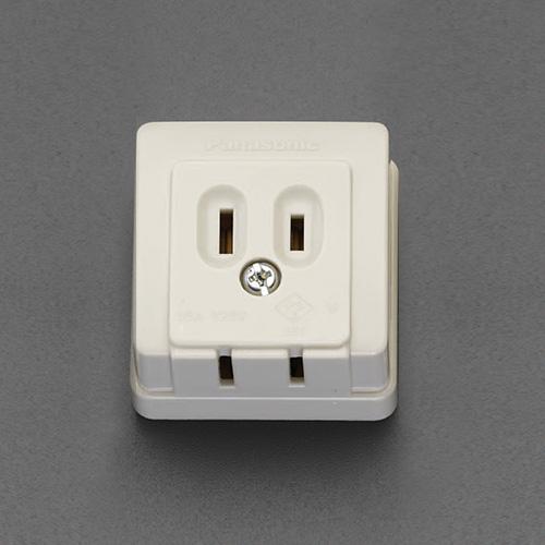 125V/15A Square Outlet (2-Prong)