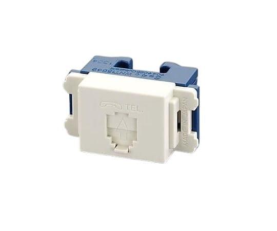 Telephone modular jack (6-pin, 2-conductor)