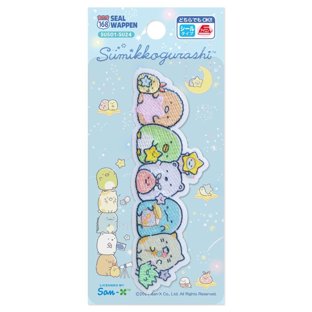 Irohaism Sumikko Gurashi Iron-On Patches Starry Sky Walk SU501-SU24