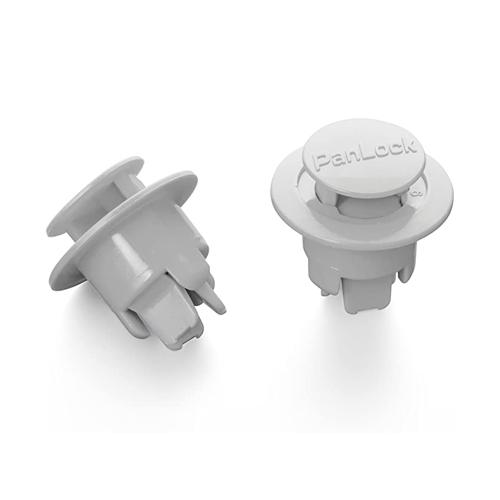 ESCO φ8.0mm/10mm One-Push Rivet Pan Lock/White/10 pcs EA527CA-21