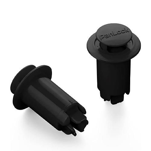 ESCO φ10.0mm/10mm One-Push Rivet Pan Lock/Black/10 pcs EA527CA-32
