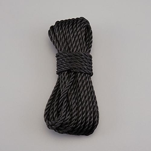 5mm x 10m Polyethylene Rope (Three-Strand / Black)