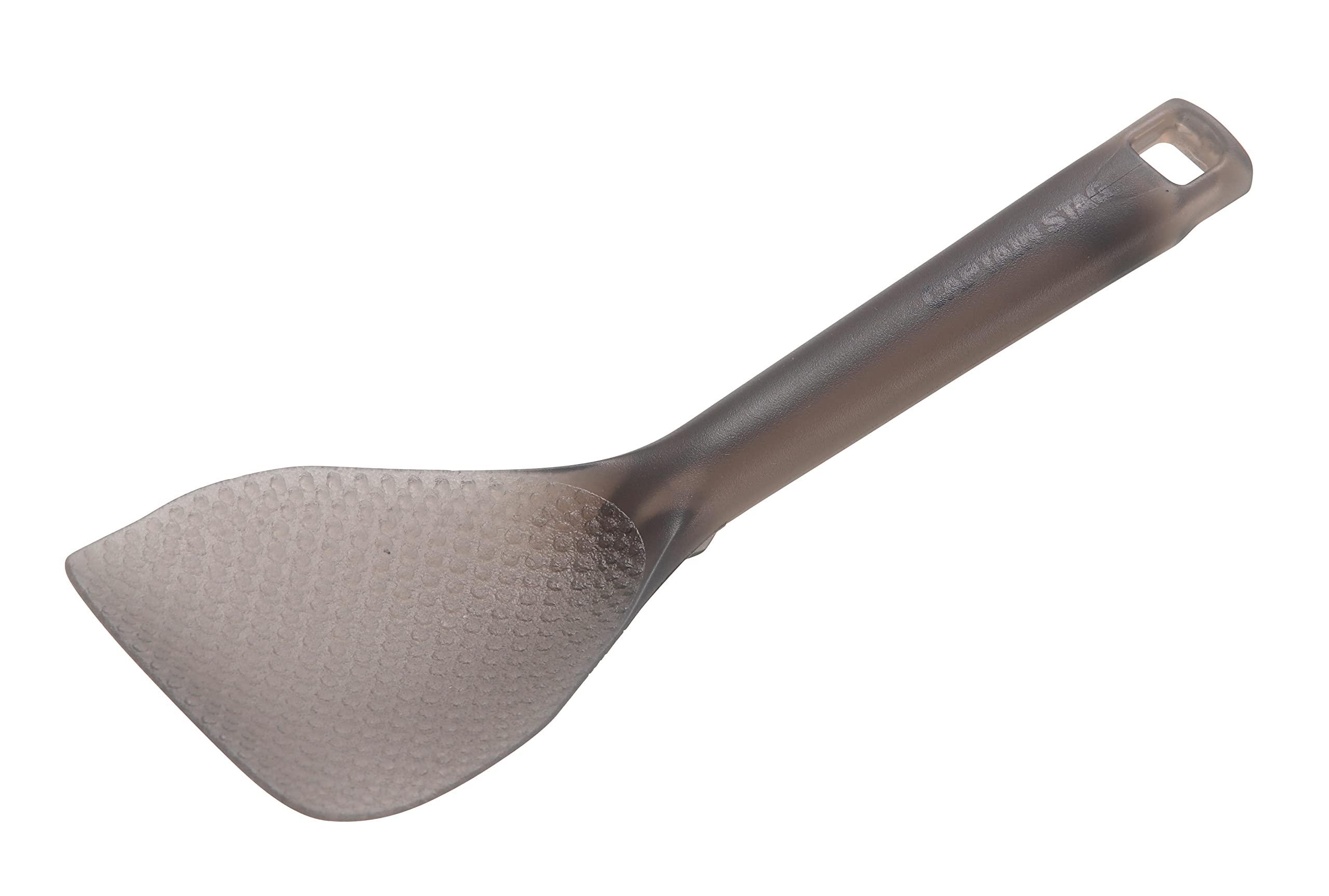 CAPTAIN STAG Kitchen Tools Cooking Tools Rice Scoop Turner TPX Resin High Heat Resistance Stir-Fry Rice Scoop Short Made in Japan Smoke G-FLOAT UH-4720 Total Length 155mm