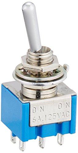 ELPA Toggle Switch 6P AC125V/6A ON-ON HK-TGS01H