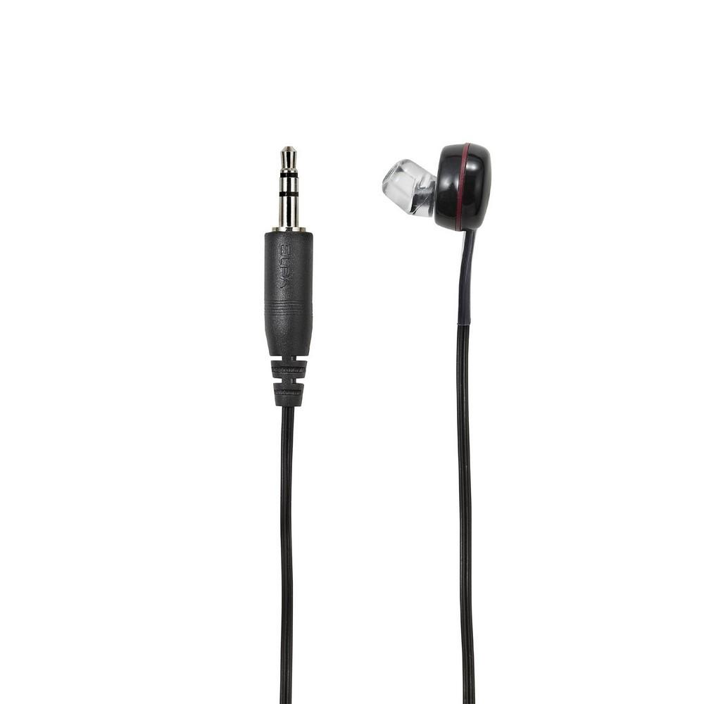 ELPA Digital Terrestrial TV Earphone 3m (Hospital Use/Single Ear) Clear Sound Quality/Single Ear Earphone LR Simultaneous/Black/RE-STB03(BK)