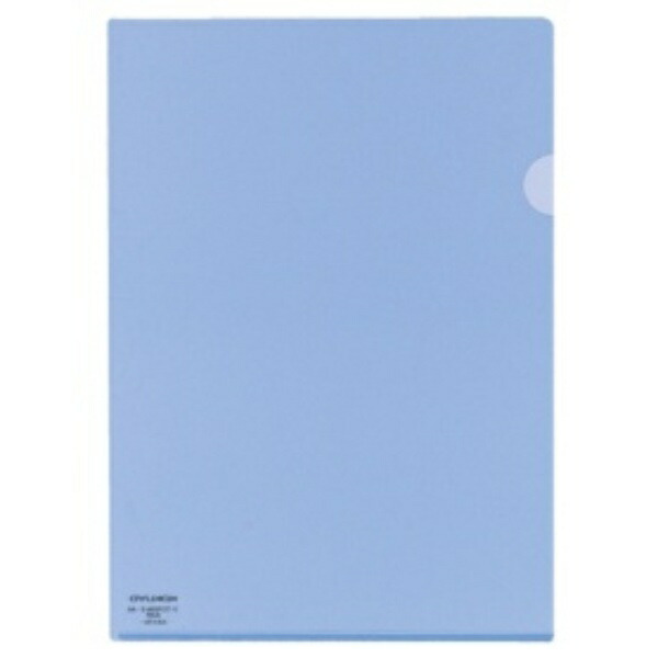 KOKUYO Clear Holder Super Clear 10 A4 Sky Blue FU-TC750N-2