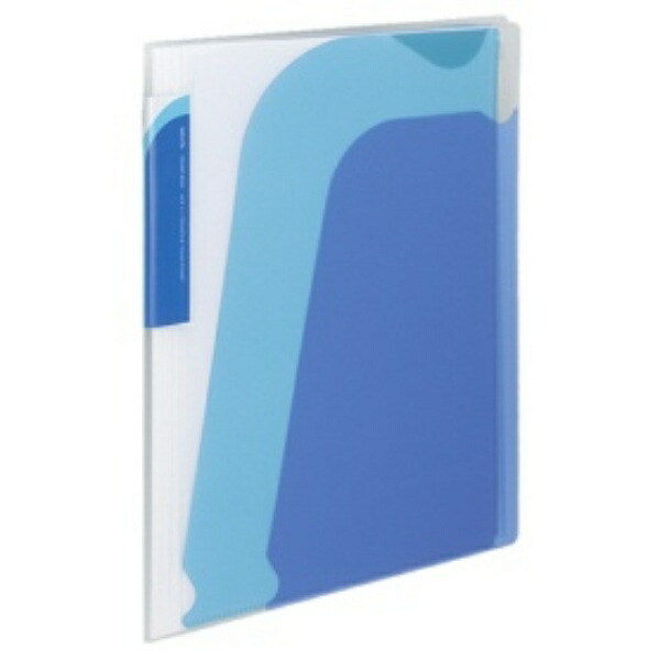 KOKUYO Pocket Book Novita Cover with Zipper, 1 Main Pocket, 4 Inner Pockets, A4 Size, Blue, Ra-N205B
