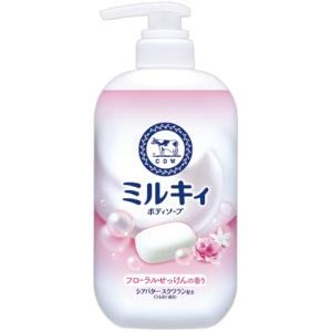 Milky Body Soap Floral Scent with Pump Dispenser 500mL