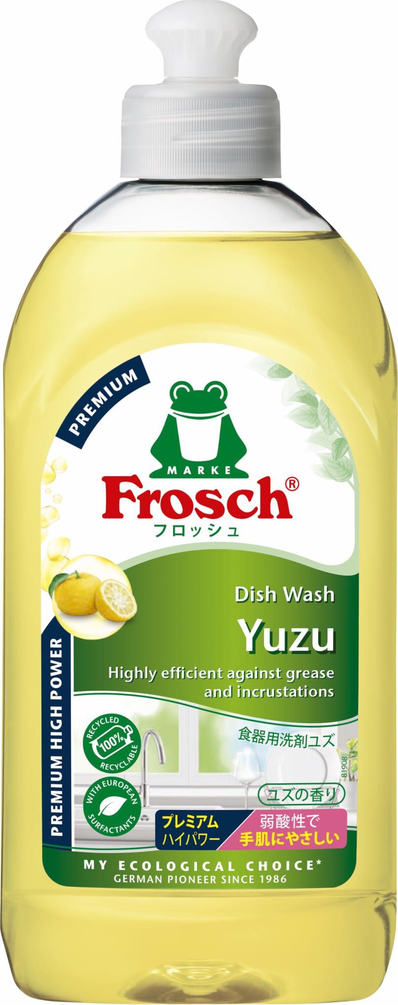 Asahi Kasei Home Products Frosch Dishwashing Liquid Premium Yuzu 300mL Bottle