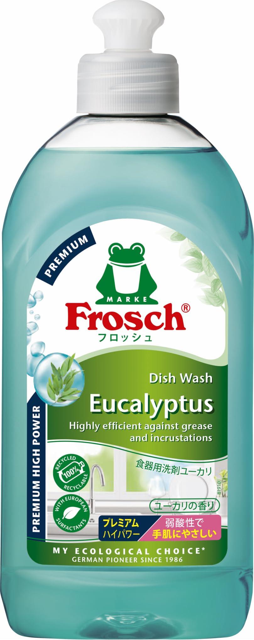 Asahi Kasei Home Products Frosch Dishwashing Liquid Premium Eucalyptus 300mL Bottle