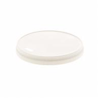 HEIKO Paper Cups with Paper Lids, Oblong Hole, 80mm Diameter, 50-Pack