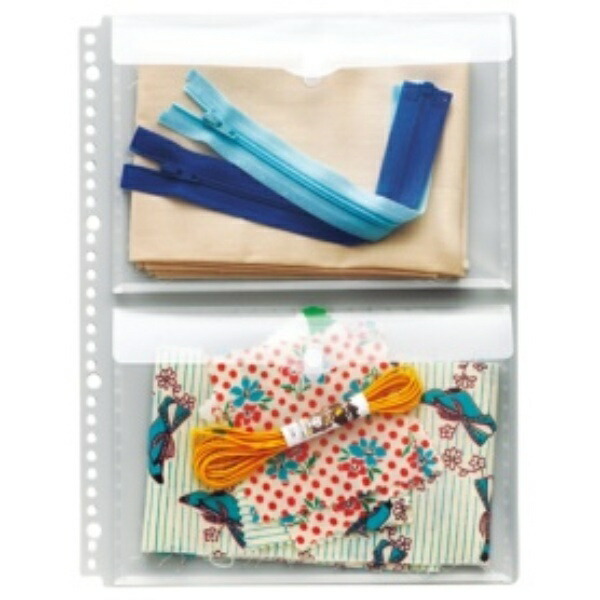 Lion Office Supplies Pocket Organizer Just Motto A4 2-Pocket NP-2M 2 Sheets