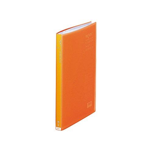 Rihitora Clear Book A4 40-Pocket Orange G3102-4