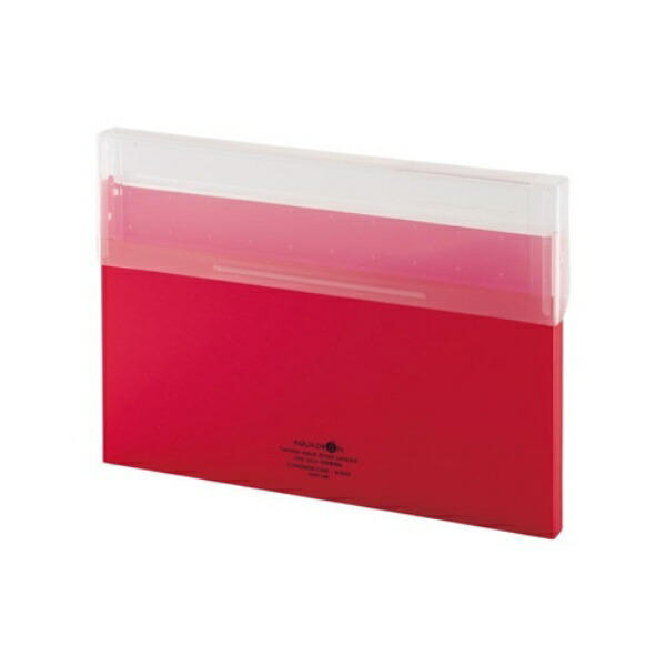 Rihitora Congress Case Document File Case A4 Slim Red A5035-3