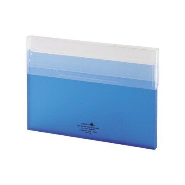 Rihitora Congress Case Document File Case A4 Slim Blue A5035-8
