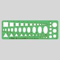 Template Polygon Ruler CR-TN531-G
