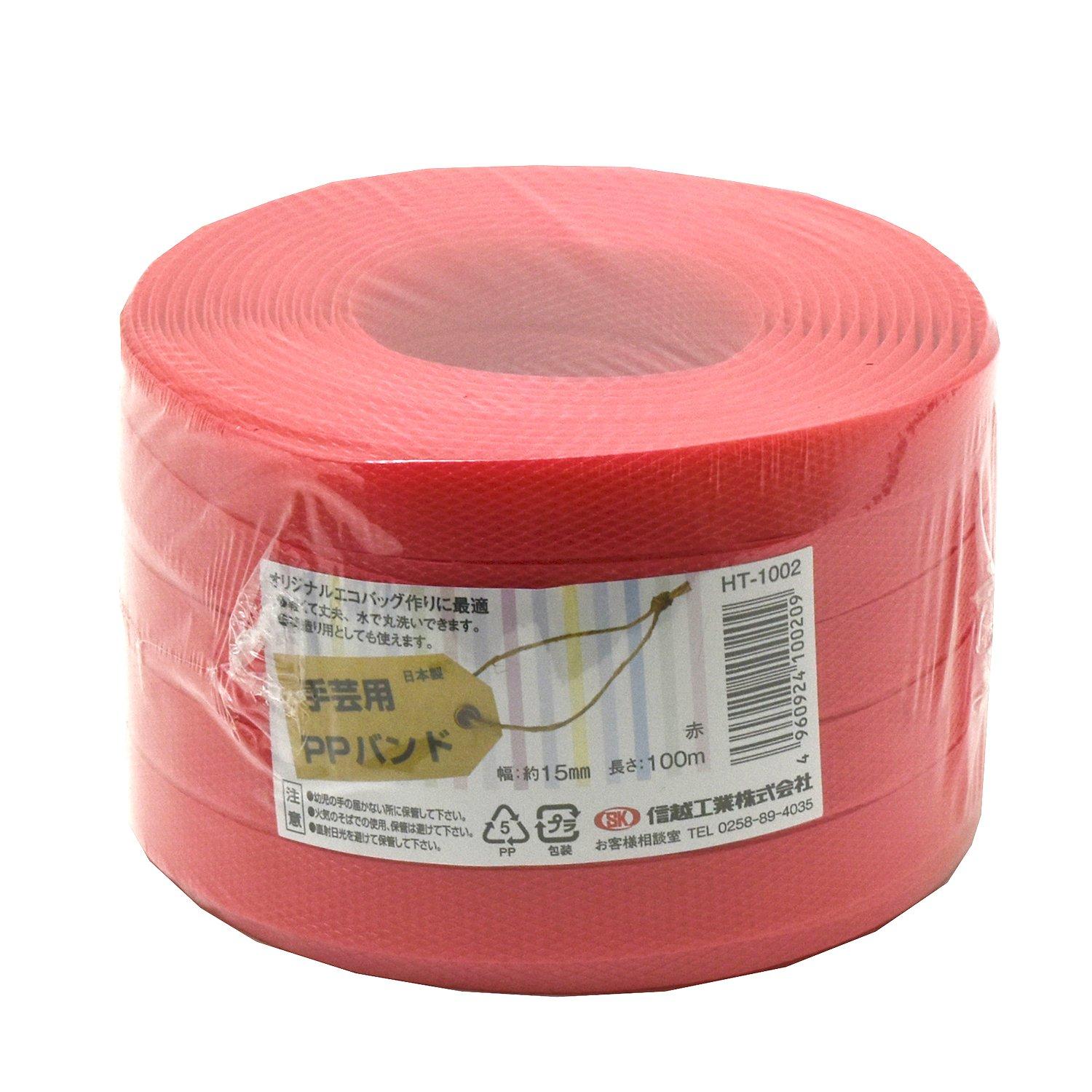 Shinetsu Kogyo Craft PP Band HT1002 100m Red PP RAP60160063