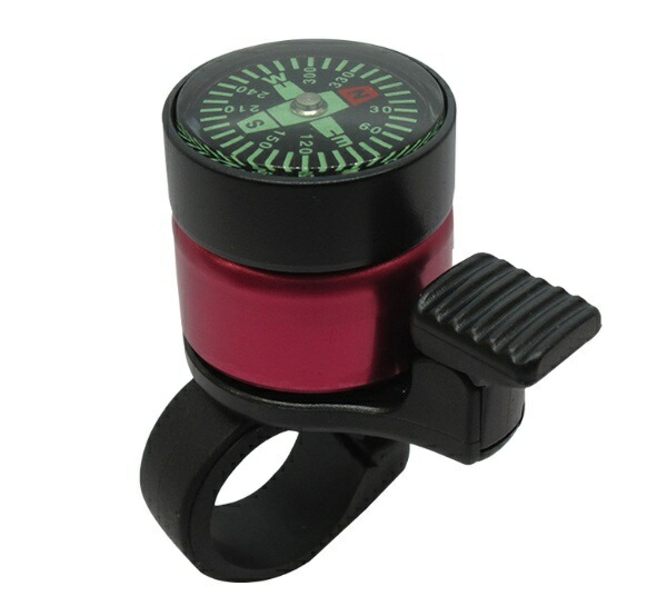 TB-NC1 Mini Compass Bell Aluminum Red