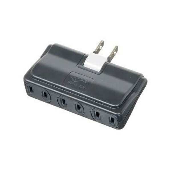 YAZAWA (YAZAWA) Under-the-Sink Tap with Overflow Trap, 3-Port, Black Y02U300BK YAZAWA (YAZAWA)