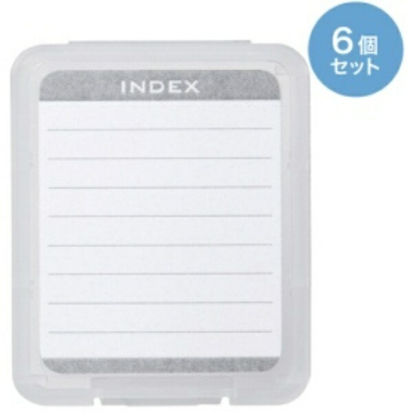 Sanwa Supply Memory Card Clear Case (for CF Cards, 6-Pack) FC-MMC10CFN