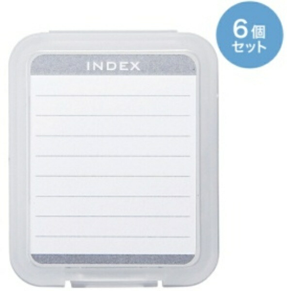 Sanwa Supply Memory Card Clear Case (for microSD Cards) FC-MMC10MICN 1 Pack (6 pieces)