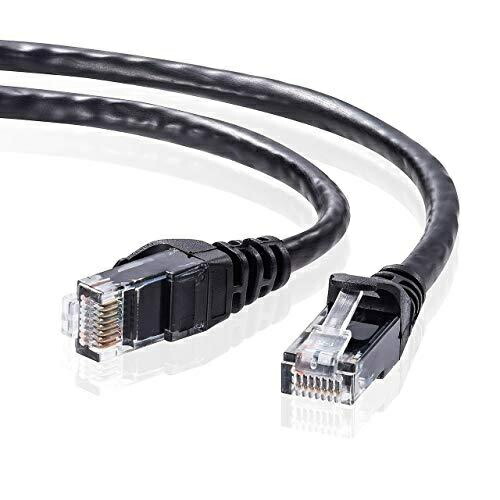 Sanwa Supply CAT6 LAN Cable (2m) UTP 1Gbps/250MHz RJ45 Snap-Proof Black LA-Y6-02BK