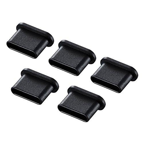 Sanwa Supply Type-C Connector Cap Black TK-CAP6BK
