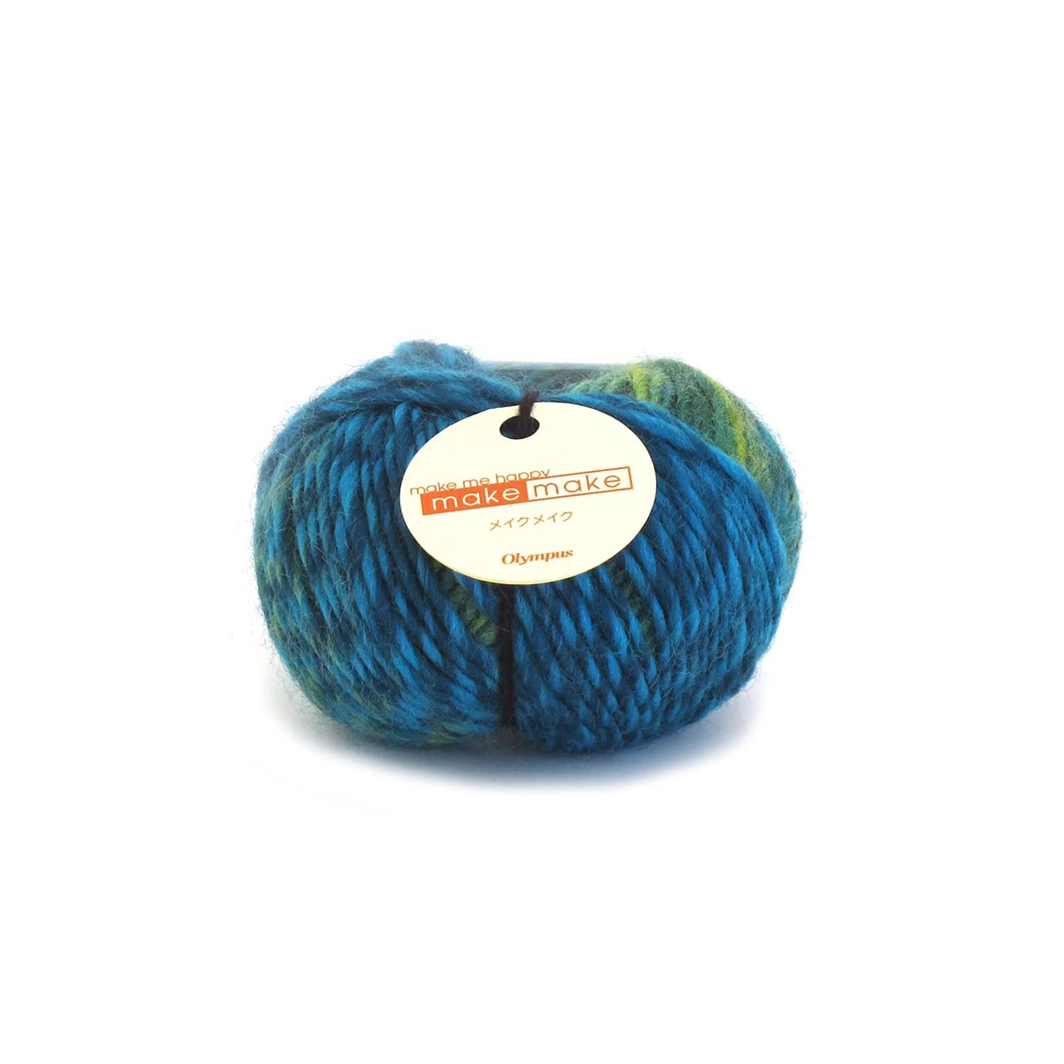 Olimpas Silk Make Make Yarn Medium Weight Col.5 Blue Family 25g Approx. 62m