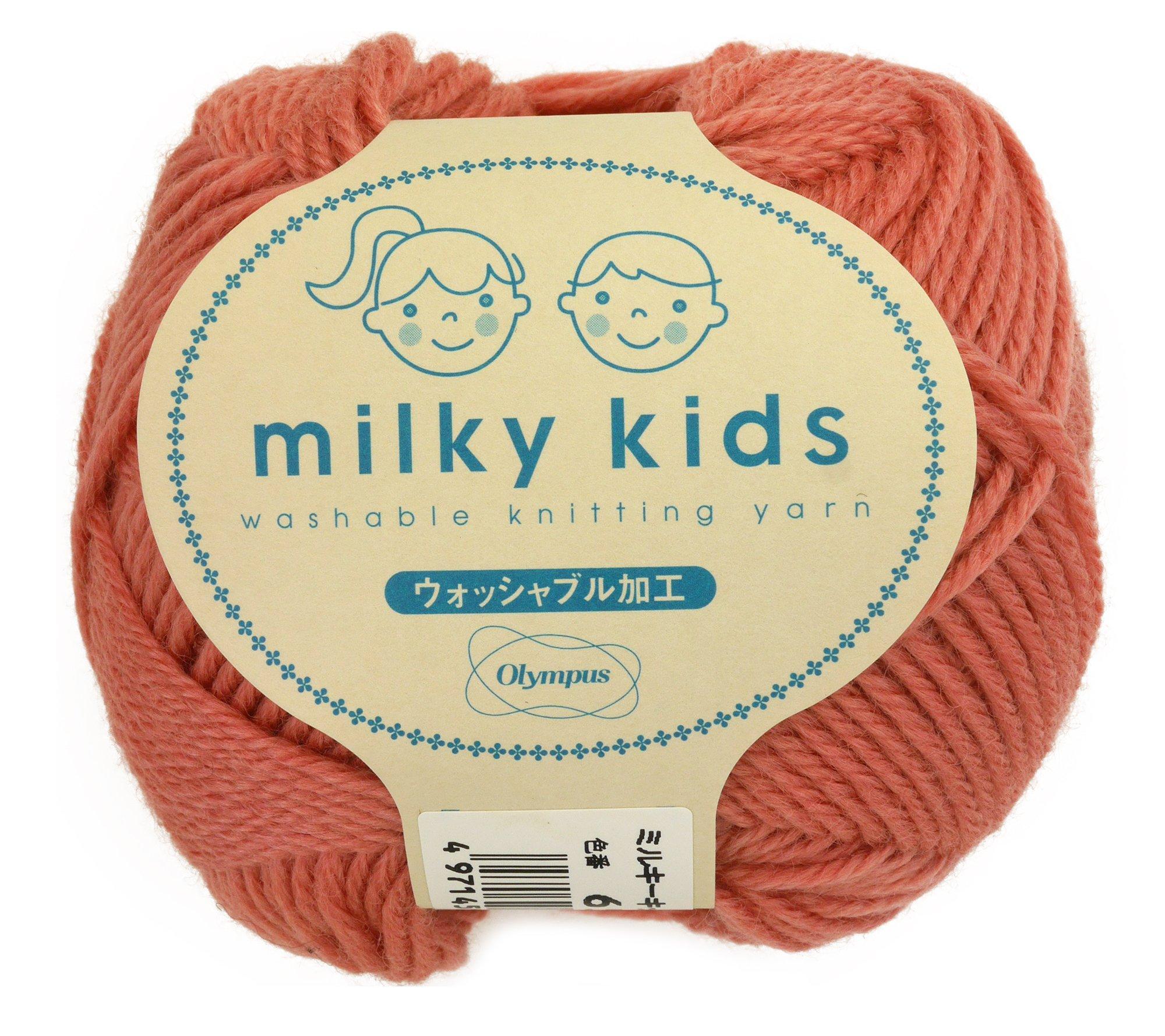 Olimpas Silk Milky Kids Yarn Medium Weight Col.65 Pink Family 40g Approx. 98m