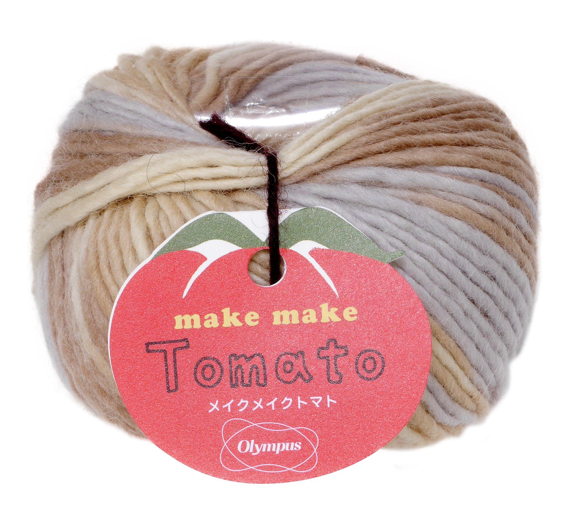 Olimpas Silk Make Make Tomato Yarn Medium Weight col.201 Multi-Color Type 25g Approx. 65m