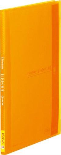 King Jim Clear File Simplies Transparent Side-In 40-Pocket A4 Vertical Orange 187TSPW-OR