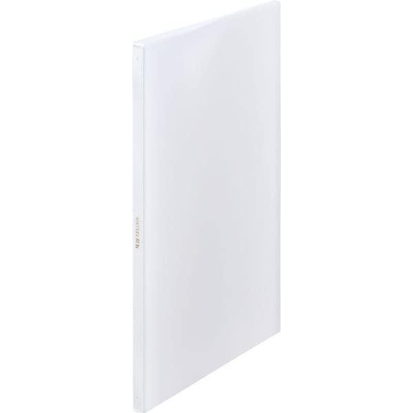 King Jim Clear File Hiktas (Transparent) A4 Vertical 20-Pocket Milky White 7281TNY