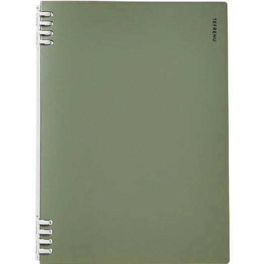 King Jim Ring Notebook Tefren 26-Hole B5 Vertical Green CN9855TE-G