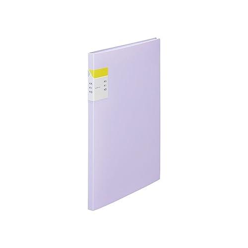 King Jim Clear File KAKIKO 20-Pocket A4 Vertical Lavender 8632-LA