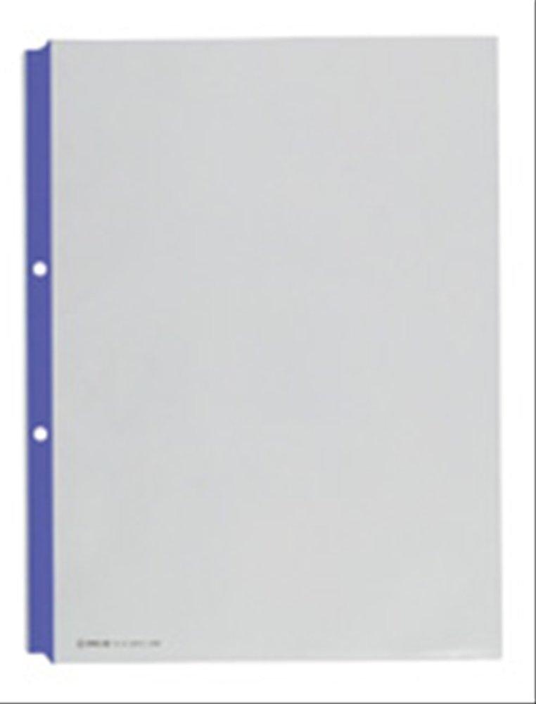 King Jim Clear File Color Guard Pocket 10-Pack A4 Vertical Blue 203-B