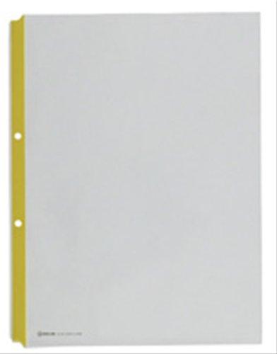 King Jim Clear File Color Guard Pocket 10-Pack A4 Vertical Yellow 203-Y