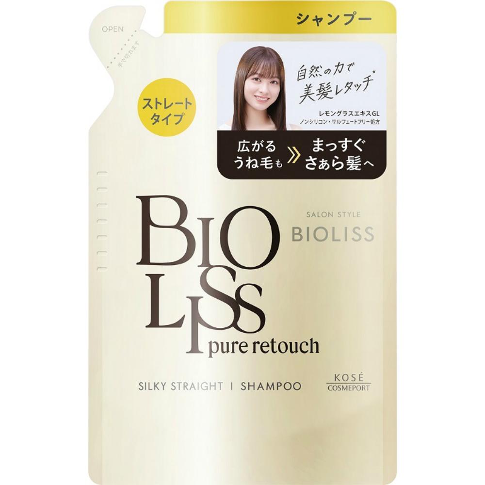 Biolis Pure Retouch Wavy Straight Shampoo Refill 340mL Straight Type Smooth and Silky