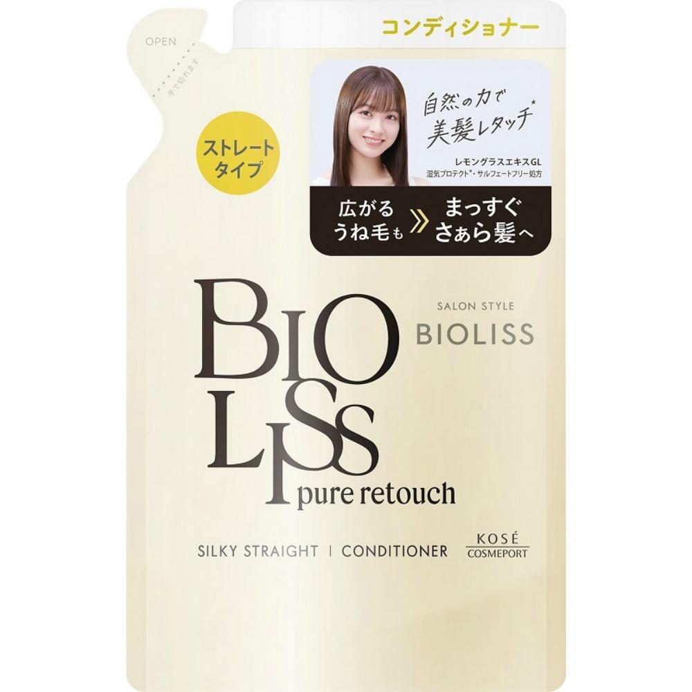 Biolis Pure Retouch Wavy & Straight Hair Conditioner Refill 340mL Straight Type Smooth & Silky
