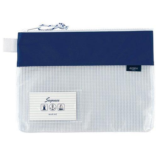 Sekisei Multi-Case Segres Mesh Case A5 Navy Blue AZ-2325