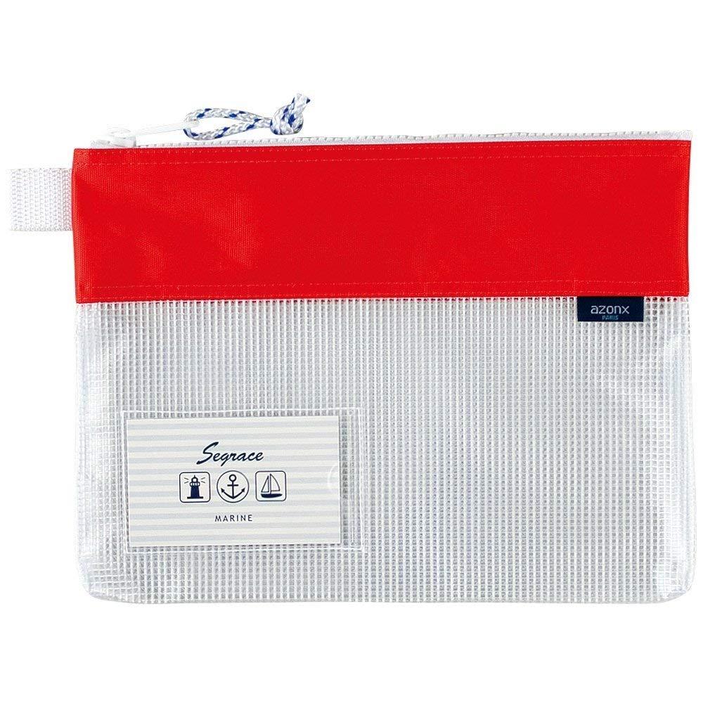 Sekisei Multi-Case Segres Mesh Case A5 Red AZ-2325