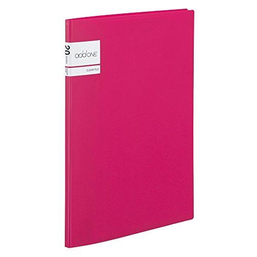 Sekisei AdOne Clear File A4-S 20-Pocket Pink AD-2021-21