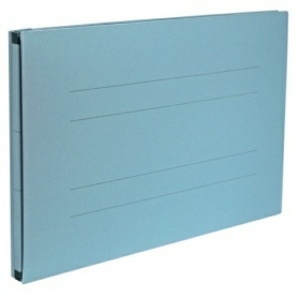 Sekisei File Expandable File PP-Laminated Cover 2-Hole A4 Landscape Blue AE-51FP-10