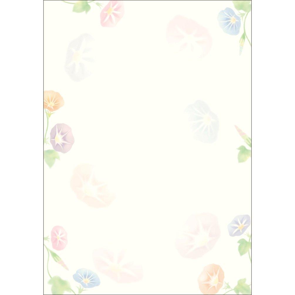 Taka Brand Japanese Pattern Paper Wagokoro 4-1015 Morning Glory A4 10 Sheets