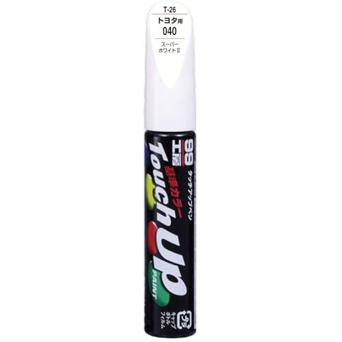 SOFT99 99 Workshop Touch-Up Paint Pen T-26 12ml TOYOTA/LEXUS 040 Super White II Automotive Paint Repair 17026