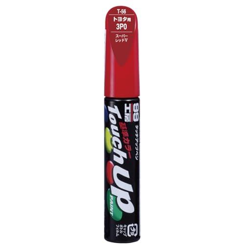 SOFT99 99 Workshop Touch-Up Paint Pen T-56 12ml TOYOTA/LEXUS 3P0 Super Red V For automotive paint repair 17356
