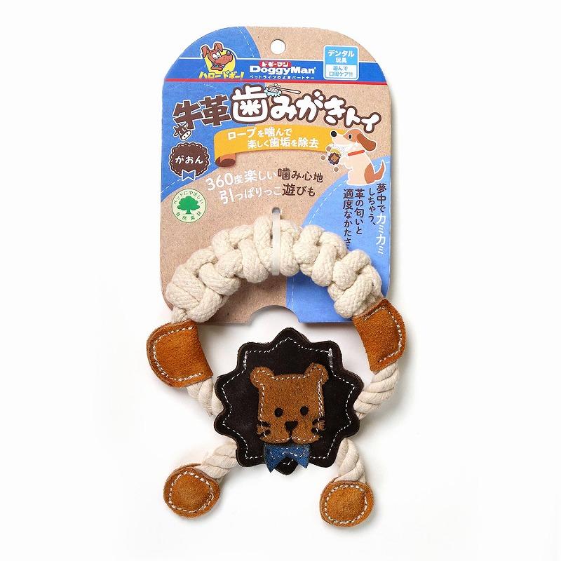 Doggyman Cowhide Teeth-Cleaning Toy