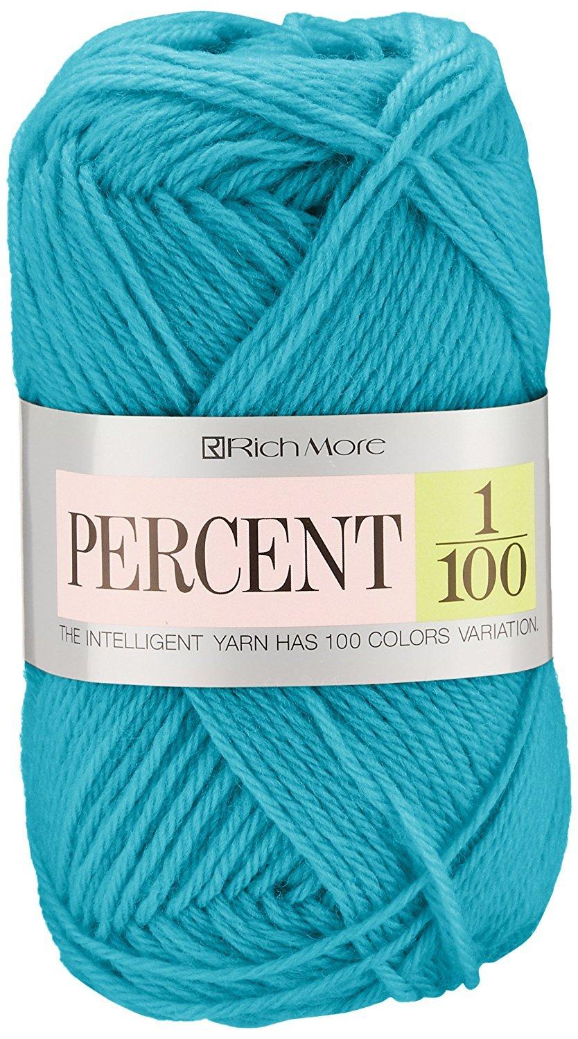 Hamana Richmore Percent Yarn Medium Weight Col.108 Light Blue Family 40g Approx. 120m 017