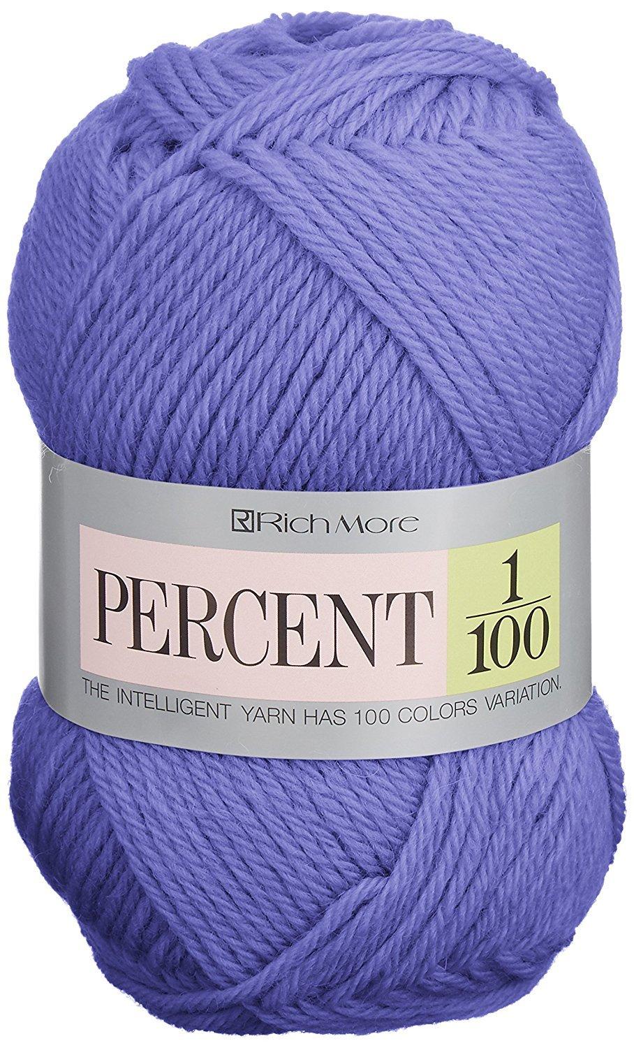 Richmore Percent Yarn Medium Weight Col.52 Purple Family 40g Approx. 120m 017